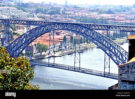 D. Luis I bridge by Gustave Eiffel Porto Portugal Stock Photo: 57219673 - Alamy