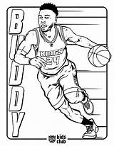 Basketball Image To Download And color  Coloring Pages For Kids sketch template