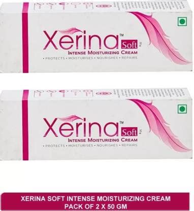 SUN PHARMA XERINA soft intense moisturizing cream - dry skin cream(pack ...