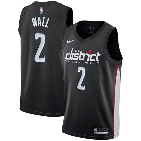 Nike John Wall Washington Wizards Black City Edition Swingman Jersey