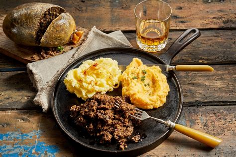 Haggis, neeps and tatties