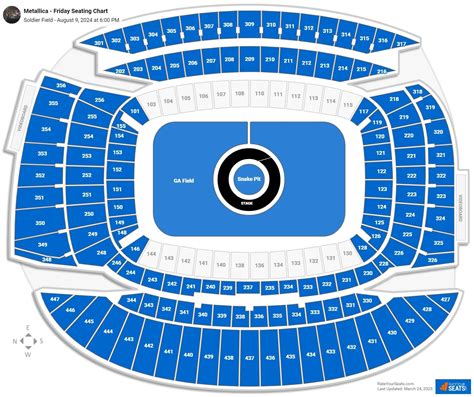 Soldier Field Seating Chart For Taylor Swift | Printable Templates Free