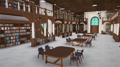 Library 3D models - Sketchfab