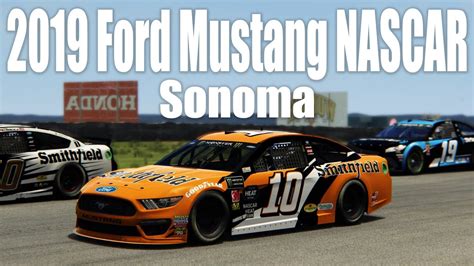 Assetto Corsa | Video 27 | NASCAR pt2 | Ford Mustang 2019 | Sonoma - YouTube