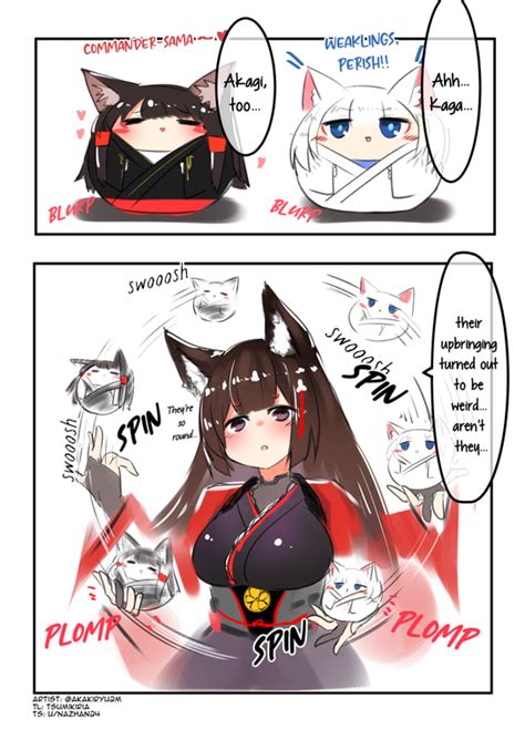 Round [Amagi, Akagi, Kaga] : AzureLane | Anime funny, Game character, Akagi