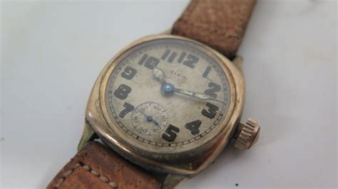 Vintage 1948 Elgin Wrist Watch w/ Original Strap & Lord Elgin Watch