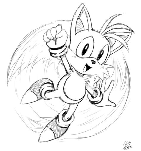 M/sonic Tails Flying Coloring Pages Coloring Pages