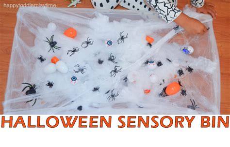 Halloween Sensory Bin - Happy Toddler Playtime