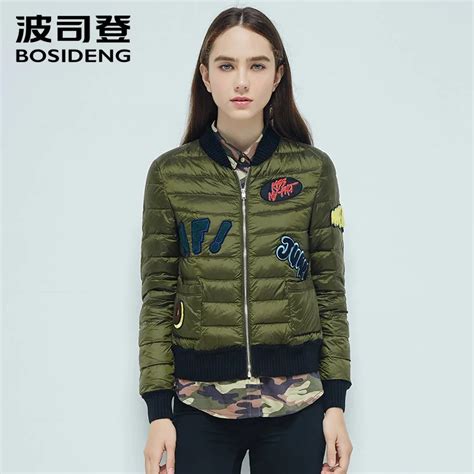 BOSIDENG women's clothing short jacket duck down coat European style ...