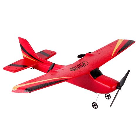 2CH Gyro RTF Remote Control Glider 350mm Wingspan EPP Micro Indoor RC Airplane - Walmart.com ...