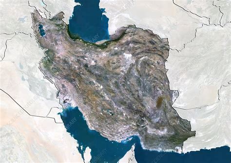 Iran, satellite image - Stock Image - C012/5318 - Science Photo Library