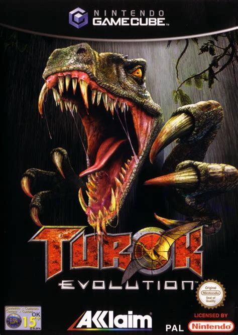 Turok: Evolution (2002) GameCube box cover art - MobyGames