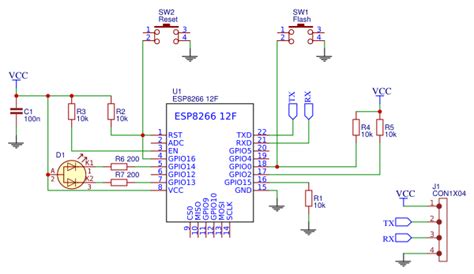 ESP8266 12F PowerMonitor Schematic Resources - EasyEDA