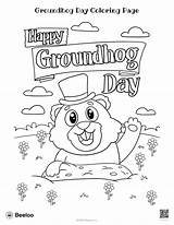 Groundhog Day Coloring Page • Beeloo Printable Crafts For Kids WWX0xwYrJ sketch template