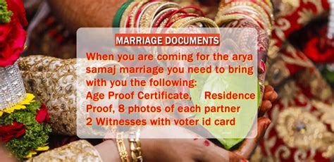 Arya Samaj Marriage Process - Online Booking Marriage - Fees