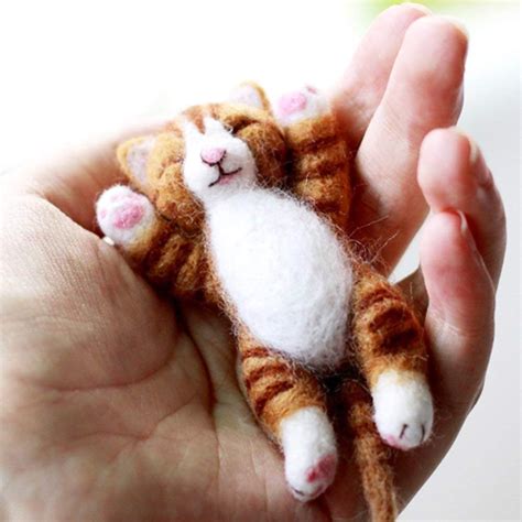 Artec360 Lazy Cat Needle Felting Kit | The Best Craft Kits For Adults ...