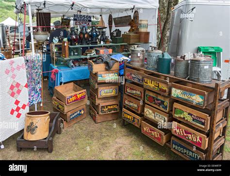 Massachusetts, Brimfield Antique Flea Market Stock Photo - Alamy