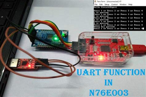 UART Communication with Nuvoton N76E003 Microcontroller – Serial ...