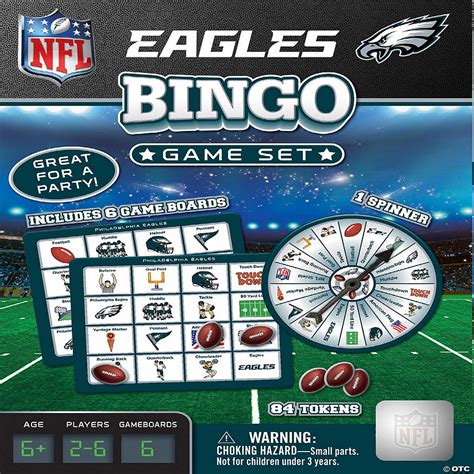 MasterPieces Philadelphia Eagles Bingo