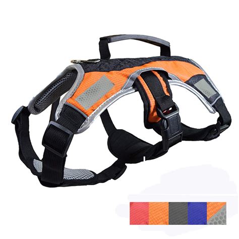 Dog Walking Lifting Carry Harness, Support Mesh Padded Vest, Accessory, Collar, Lightweight, No ...