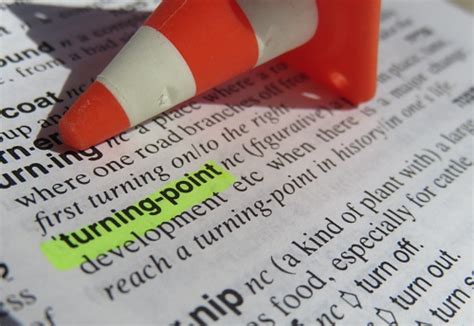 Turning Point Dictionary Definition Stock Photo - Download Image Now - iStock