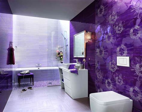 56 Cool Purple Bathroom Design Ideas - DigsDigs