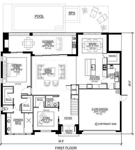 Modern Contemporary House Design With Floor Plan | Floor Roma