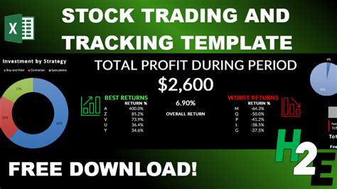 Free Stock Trading and Tracking Template in Excel – HowtoExcel.net