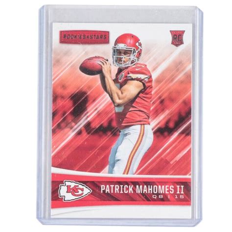 2017 Panini Patrick Mahomes Rookie Football Card in United States