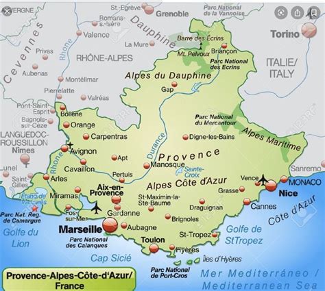 Pin by Bonnie Levy on CÔTE D'AZUR | South of france map, France travel ...