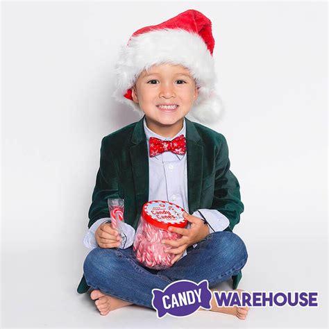 Mini Candy Canes - Red and White: 45-Piece Jar – Candy Warehouse