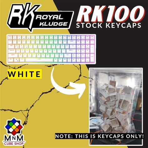 RK Stock Keycaps Royal Kludge rk68+ RK98 RK61 RKG68 RK84 RK100 Black ...