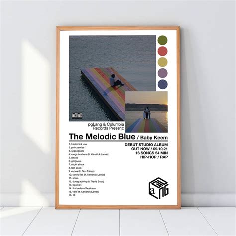 Baby Keem the Melodic Blue Poster Baby Keem the Melodic Blue - Etsy