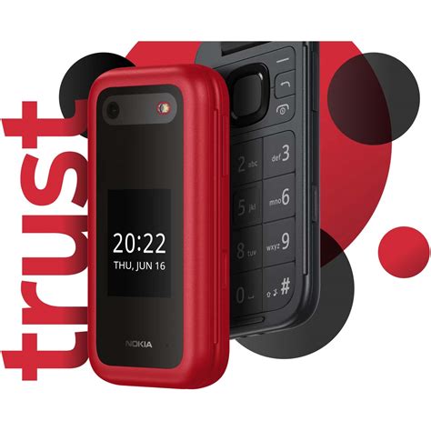 Nokia 2660 Flip 4G 128MB 48MB Red Dual-SIM