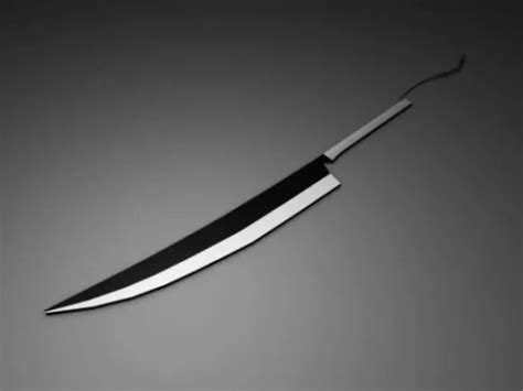 Zangetsu Sword Free 3d Model - .3ds, .Max - Open3dModel