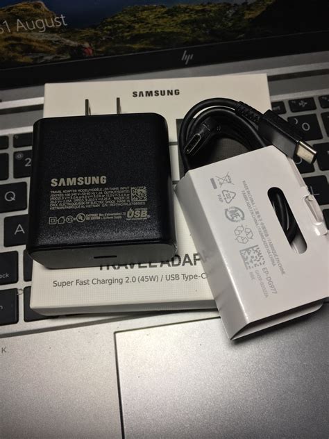 samsung 45W super fast charger set, Mobile Phones & Gadgets, Mobile & Gadget Accessories ...