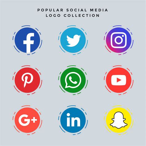 Social media icons vector - gorillajmk