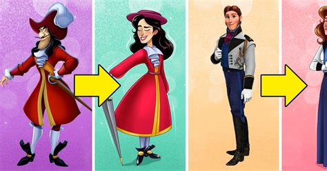 What 13 Male Disney Villains Would Look Like If They Were the Opposite ...