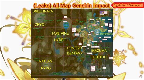 Full Genshin Impact map leak ahead of update 1.2 release