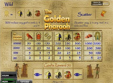 The Golden Pharaoh Slots by Digital Gaming Solutions