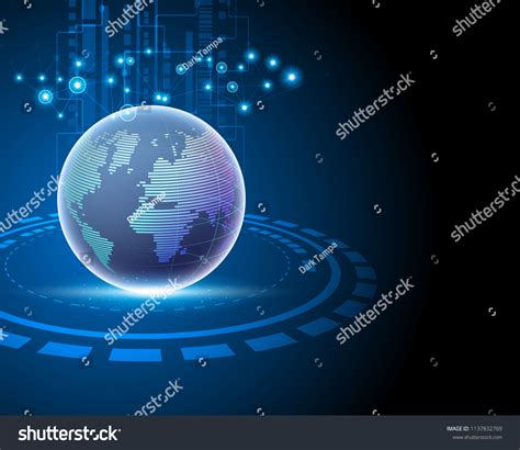 3d World Global Internet Network Connection Stock Vector (Royalty Free) 1137832769 | Shutterstock