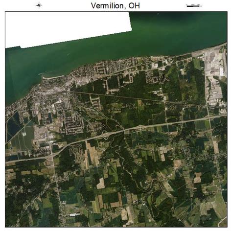 Aerial Photography Map of Vermilion, OH Ohio