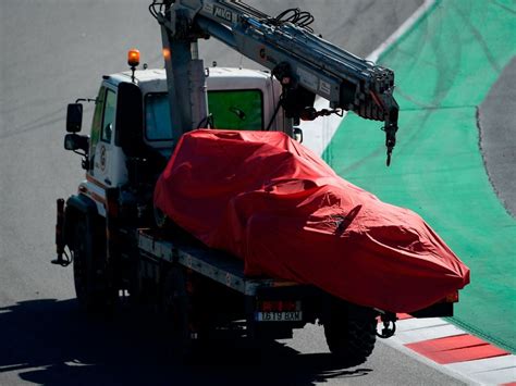 Ferrari reveal 'rim issue' caused Sebastian Vettel's crash | PlanetF1 : PlanetF1