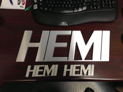 Hemi logos custom cut | Jeep Garage - Jeep Forum