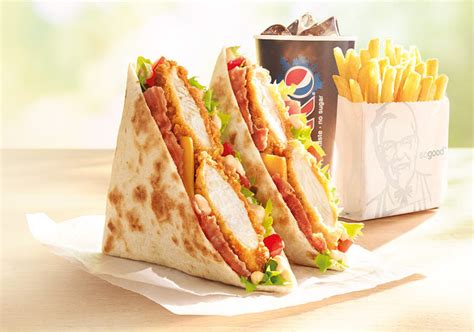 Around the World: KFC UK Offers New BLT Quad Wrap