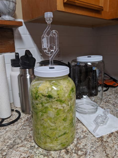 Making some sauerkraut! : r/fermentation