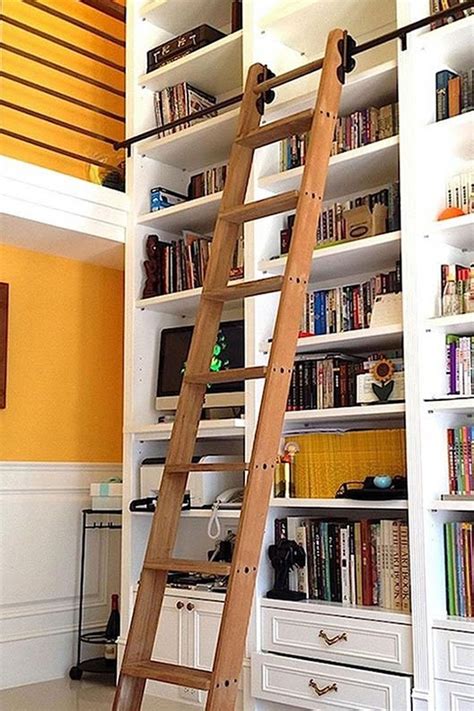 Rolling Library Ladder Kits | Library ladder, Retail shelving, Rolling ...