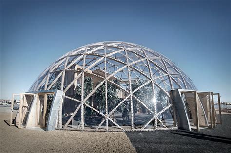 atelier kristoffer tejlgaard assembles third 'dome of visions' pavilion