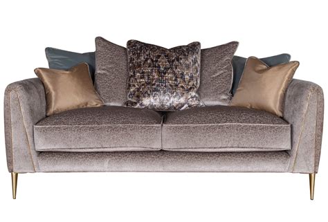 Buoyant Upholstery Buoyant Harlow 3 Seater Pillow Back Sofa - Sofas - Hafren Furnishers