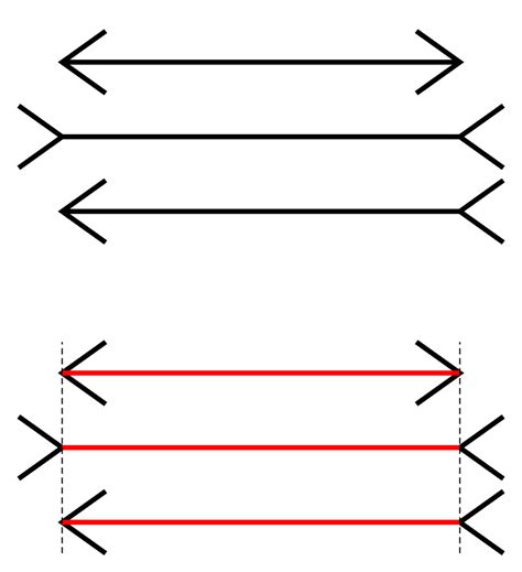 Müller-Lyer illusion - Wikipedia